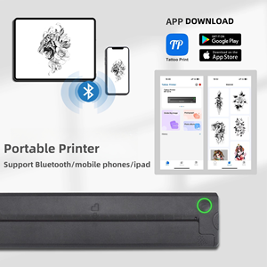 Không dây Bluetooth HD chuyển in nhiệt Tattoo Máy in xách tay <span class=keywords><strong>Stencil</strong></span> máy cho hình xăm nghệ sĩ Studio - Product Image 3