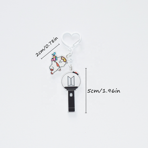 Nuovi Portachiavi in Acrilico dei Bangtan Boys, Merchandise per Fan del World Tour, Simpatici Ciondoli per Borse e Regali Souvenir - Product Image 4