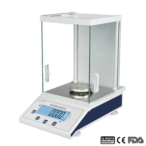 सी प्रमाणित 0.001 जी लैब विश्लेषणात्मक संतुलन उच्च ग्लास विंडस्क्रीन एलसीडी डिस्प्ले बाहरी कैलिब्रेशन क्षमता 100/200/300/500g - Product Image 1