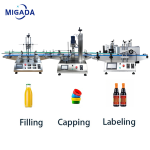 Línea de Producción de Máquinas Automáticas para Llenado, Tapado y Etiquetado de Botellas de Detergente para Ropa, Jabón Líquido para Platos y Jabón de Manos en Gel - Product Image 1