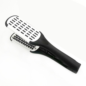 Salão de estilo profissional dupla face alisamento pente, dispositivo de alisamento anti-estático, endireitamento em forma de V - Product Image 6