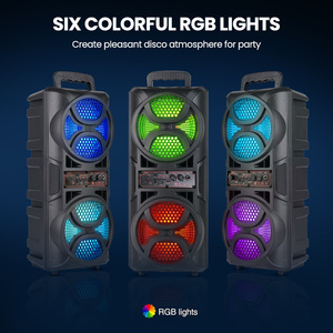 Xách Tay Không Dây LED Ánh Sáng Âm Thanh Bass Màu Xanh Răng Âm Nhạc Loa Chuyên Nghiệp Tốt Âm Thanh Lớn Đảng Không Dây BT Loa Di Động - Product Image 6