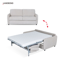 Canapé-lit pliant multifonctionnel en tissu moderne à double usage pour appartements et villas, facile à nettoyer et convertible