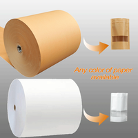 Sacs en papier pour emballage de biscuits, sacs en papier kraft brun avec fermeture éclair, sachets refermables avec fenêtre