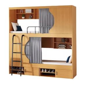 Letto a Castello in Legno dal Design Moderno per Ostelli, Appartamenti, Studenti, Sale Giochi, Dormitori Scolastici e Hotel - Product Image 5