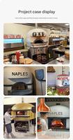 Four à pizza au gaz avec pierre réfractaire, 12 pouces, pour comptoir, usage commercial intérieur/extérieur, pour café, magasin alimentaire