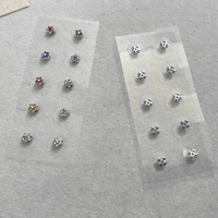 Kit de graines d'acupression LUMIFLORA pour l'oreille avec patchs chauffants pour le palais supérieur, les yeux et le thorax (graines d'acupression)