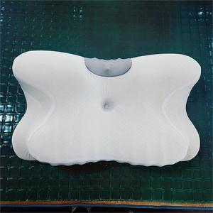 Bantal tengkuk busa memori ergonomis, bantal penopang leher ortopedi untuk tidur perut samping belakang untuk pereda nyeri leher - Product Image 4