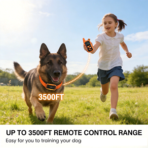 <span class=keywords><strong>Collar</strong></span> de Adiestramiento para Perros con Control Remoto: Resistente al Agua IPX7, Alcance de 3500 pies, Sonido, Vibración y Descarga, Antiladridos, Tecnología IA - Product Image 3