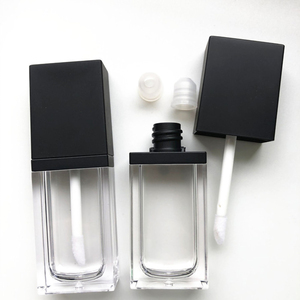 Matte Black Lid Minimalist Lip Gloss Lipstick Liquid Blush Concealer Contour Highlighter <b>Eyeshadow</b> Empty Tubes - Product Image 2