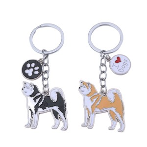 Accesorios para Mascotas Directo de Fábrica Mengda, Llavero Metálico con Colgante de <span class=keywords><strong>Akita</strong></span>, Adornos para Llaveros de Perro - Product Image 5