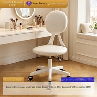 Chaise de bureau pivotante moderne et minimaliste avec squelette métallique réglable en hauteur, dossier compact, idéale pour la maison et le bureau