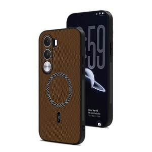 Funda Protectora Magnética de Cuero Premium con Acabado Mate Antipolvo y Antigolpes, Compatible con <span class=keywords><strong>Carga</strong></span> Inalámbrica para <span class=keywords><strong>Realme</strong></span> C400/C400i 4G - Product Image 1