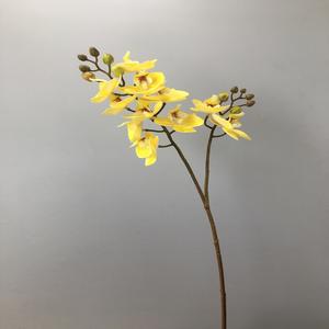 Hesper rojo blanco amarillo venta al por mayor Flor de <span class=keywords><strong>seda</strong></span> orquídea Flor de Orquídea Artificial Phalaenopsis mariposa orquídea - Product Image 2