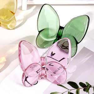 Figura de Mariposa de Cristal al por Mayor, Adorno de Vidrio Soplado a Mano, Mariposa Decorativa Multicolor para Decoración del Hogar y Regalos - Product Image 3
