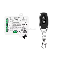 Control Remoto Inalámbrico Inteligente Tuya WiFi y RF 433MHz, Transmisor de Red BLE, Relé de 2 Canales, CA 90-250V, para Puerta de Garaje