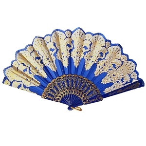 Abanicos de Seda Clásicos de Alta Calidad 2018, Abanicos de Mano Personalizados con Diferentes Colores - Product Image 3