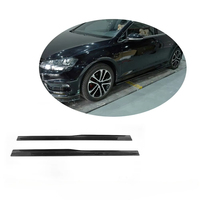Kit d'extensions de jupes latérales en fibre de carbone pour Volkswagen VW GOLF VII 7 MK7 R R-LINE 14-17