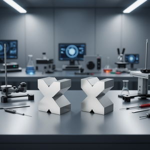 Paire de prismes rectifiés Fervi, composants de précision de qualité optique pour applications de capteurs - Product Image 3