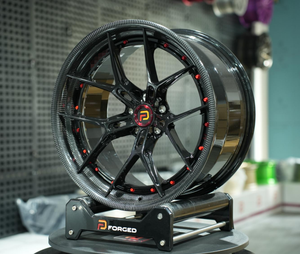 ล้อฟอร์จ 2 ชิ้น ขนาด 18 19 20 21 22 นิ้ว 5X115 5X130 6X139.7 สีดำด้าน ขอบขัดเงา สำหรับรถยนต์นั่งส่วนบุคคล - Product Image 5