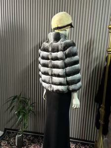 सर्दियों की लक्जरी असली चीनी चीनी फर का कोट थोक मूल्य के साथ थोक मूल्य वास्तविक चीनी चीनी फर जैकेट - Product Image 6