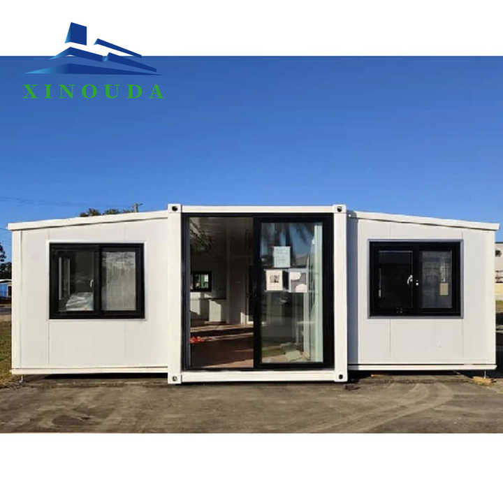 Quick Assembly Fast Build	Two Wing Prefabricated Folding House Bungalow Cabin	Outdoor Living Container