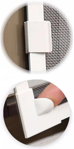 Venta al por mayor malla de fibra de vidrio fácil de instalar cortina de puerta magnética mosquitera Pantalla de ventana - Product Image 4
