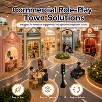 Équipement de terrain de jeu intérieur pour enfants, certifié CE, pour marchés commerciaux, cafés, zones commerciales, places publiques