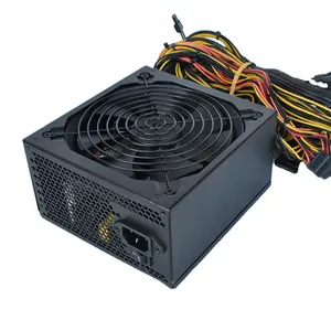 Fonte de alimentação 1800w silenciosa computador, ventiladores psu atx fonte de alimentação tensão completa para pc em estoque