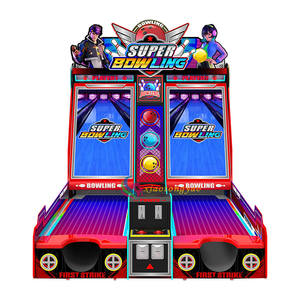 Machine de jeu d'arcade de bowling à monnayeur avec loterie, pour centres de jeux et équipement de divertissement, avec accepteur de billets anglais - Product Image 2