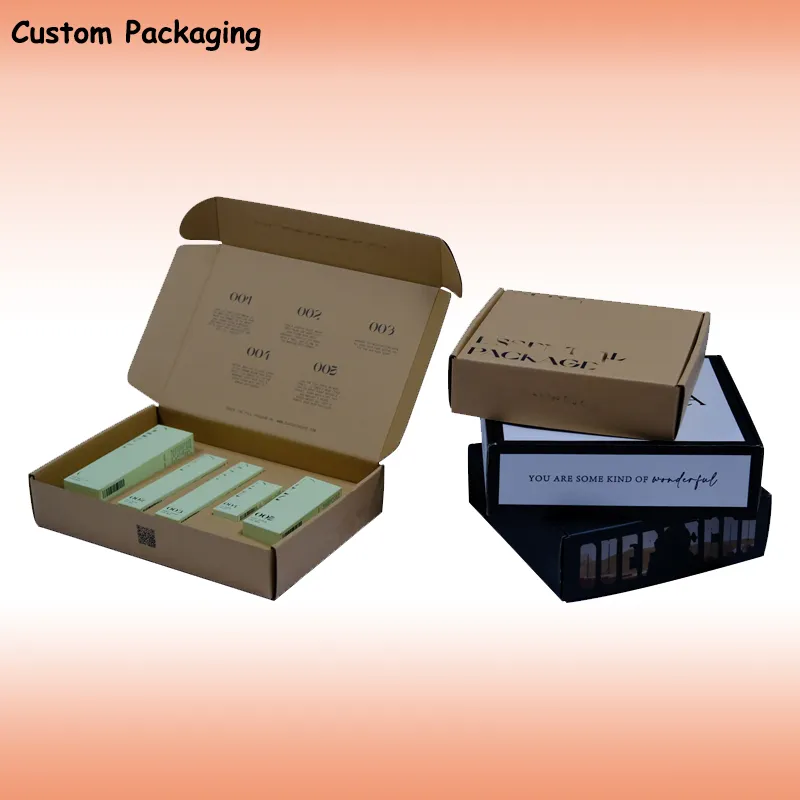 Design Box Custom Shipping Boxes Essential Oil Shipping Mailer Box Cosmetic Corrugated Shipping Box
