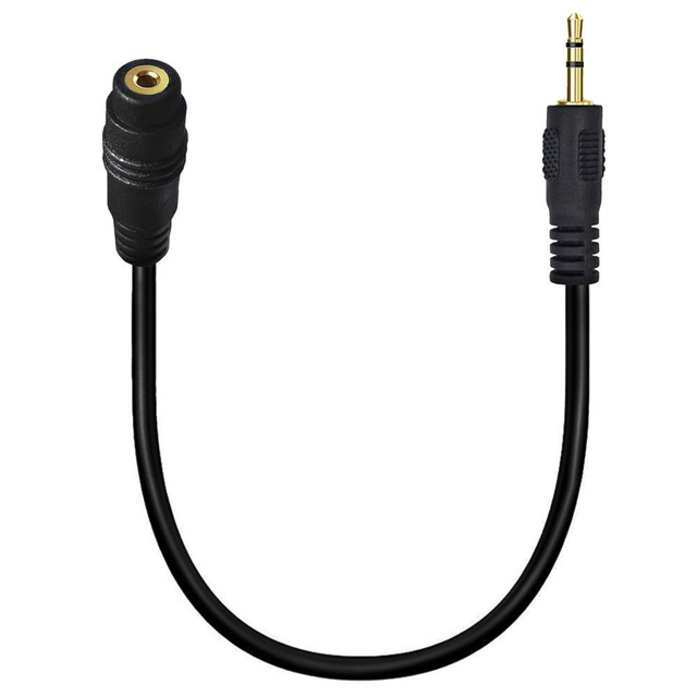 2.5mm Male and Female Wired Headset Microphone Extension Cord Gold Plated Pure Copper Cable