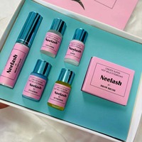 Kit de rehaussement des cils et des sourcils Neelash avec baume, lotion et gel en silicone sans odeur
