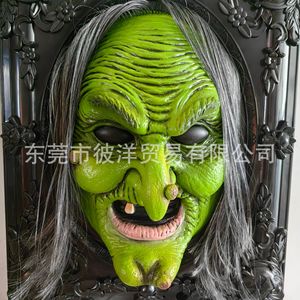 Colgante con marco de fotos de calavera de Halloween, accesorio decorativo de plástico para decoración de fiestas - Product Image 5