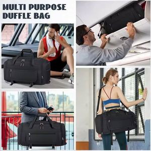 Free Sample 40L Multipurpose Durable Sports Gym Travel Duffel Carry on Lightweight Weekender <b>Overnight</b> <b>Bag</b> for <b>Men</b> - Product Image 2
