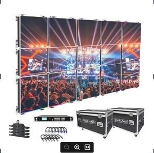 จอแสดงผล LED P4.8 วิดีโอวอลล์ 1920x1080 ตู้อะลูมิเนียมสำหรับภายนอกอาคาร อัตราส่วน 16:9 ติดตั้งบนผนังได้ สำหรับโฆษณากราฟิก - Product Image 3