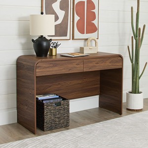 Escritorio Ejecutivo Moderno de Madera SENYU con Cajón y Espacio de Almacenamiento Abierto para Oficina en Casa - Product Image 5