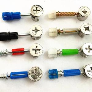 สกรูยึดตู้ไม้แบบใหม่ สกรูขนาดเล็ก สกรูเชื่อมต่อ เฟอร์นิเจอร์เหล็ก - Product Image 3