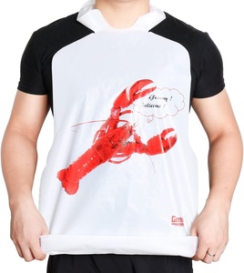 Bavoirs drôles <span class=keywords><strong>de</strong></span> <span class=keywords><strong>fruits</strong></span> <span class=keywords><strong>de</strong></span> <span class=keywords><strong>mer</strong></span> en plastique pour adultes Tablier jetable <span class=keywords><strong>moins</strong></span> <span class=keywords><strong>cher</strong></span> personnalisé en gros pour faire bouillir les écrevisses - Product Image 3