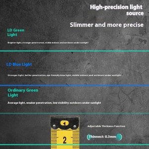 Độ chính xác cao 2 Công cụ cân bằng hồng ngoại tự động 5 Dòng công nghiệp công cụ <span class=keywords><strong>laser</strong></span> mức ánh sáng xanh mạnh ánh sáng tốt - Product Image 4