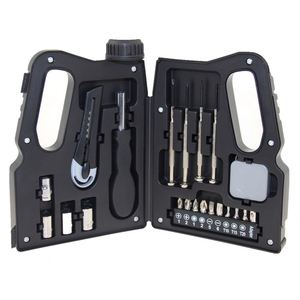 Ensemble d'outils personnalisé JERRYCAN - NOIR, portable et durable avec des outils multifonctions pour cadeau promotionnel - Product Image 3