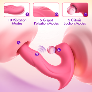 Вибратор для стимуляции клитора и точки G, водонепроницаемый женский массажер с различными режимами вибрации - Product Image 5