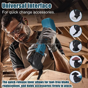Outil multifonction sans fil <span class=keywords><strong>MAKITA</strong></span> DTM51 <span class=keywords><strong>18V</strong></span> avec moteur sans balais, changement rapide sans outil, <span class=keywords><strong>scie</strong></span> <span class=keywords><strong>oscillante</strong></span> pour couper, poncer, racler - Product Image 3