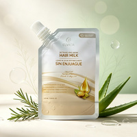Pochette à bec verseur personnalisée 100 ml pour liquides cosmétiques, shampoing, soins capillaires, lotion, crème corporelle, emballage avec bouchon à vis