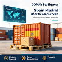 Transitaire Alibaba Amazon pour l'Espagne Madrid DDP Service de logistique express aérien et maritime porte-à-porte
