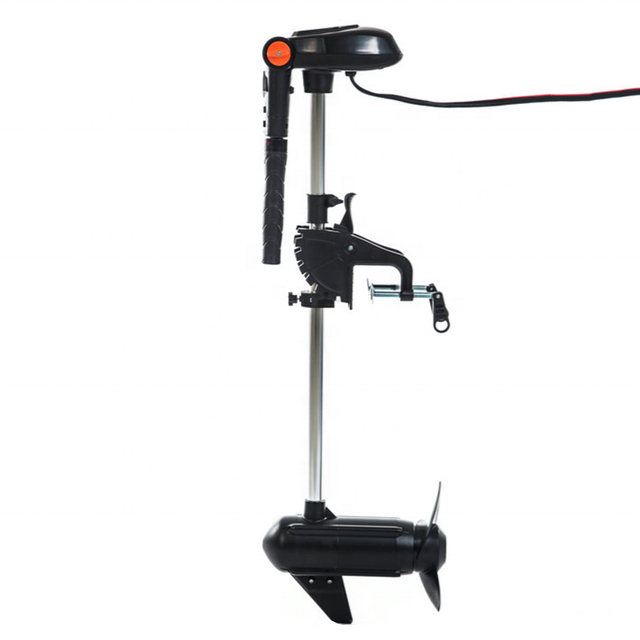 1800W 24V Brushless Electric Outboard Motor, Low Noise High Thrust Marine Trolling Motor for Fishing Boat Kayak