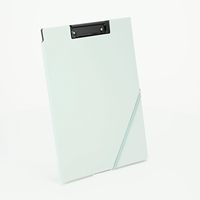 Carpeta Portapapeles A4 Plegable con Clip, Carpeta con Clip de 360 Grados, Ranura para Bolígrafo y Banda Elástica