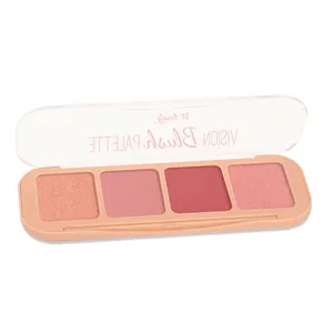 Sắc Tố Tùy Chỉnh Nhãn Hiệu Riêng Blush Palette Trang Điểm Blush Vegan Blu Hot Chất Lượng Cao Tùy Chỉnh Má Kem Đào Blush Palette