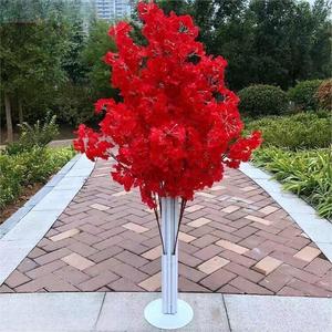 ต้นซากุระประดิษฐ์ วัสดุผ้าไหมคุณภาพสูง หลายสี ตกแต่งภายในและภายนอกอาคาร ดอกไม้สวยงาม - Product Image 4