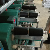 Machine Industrielle à Bobiner le Fil à 6 Broches pour Fils à Coudre et à Broder | Rembobineuse Textile à Bobinage Conique